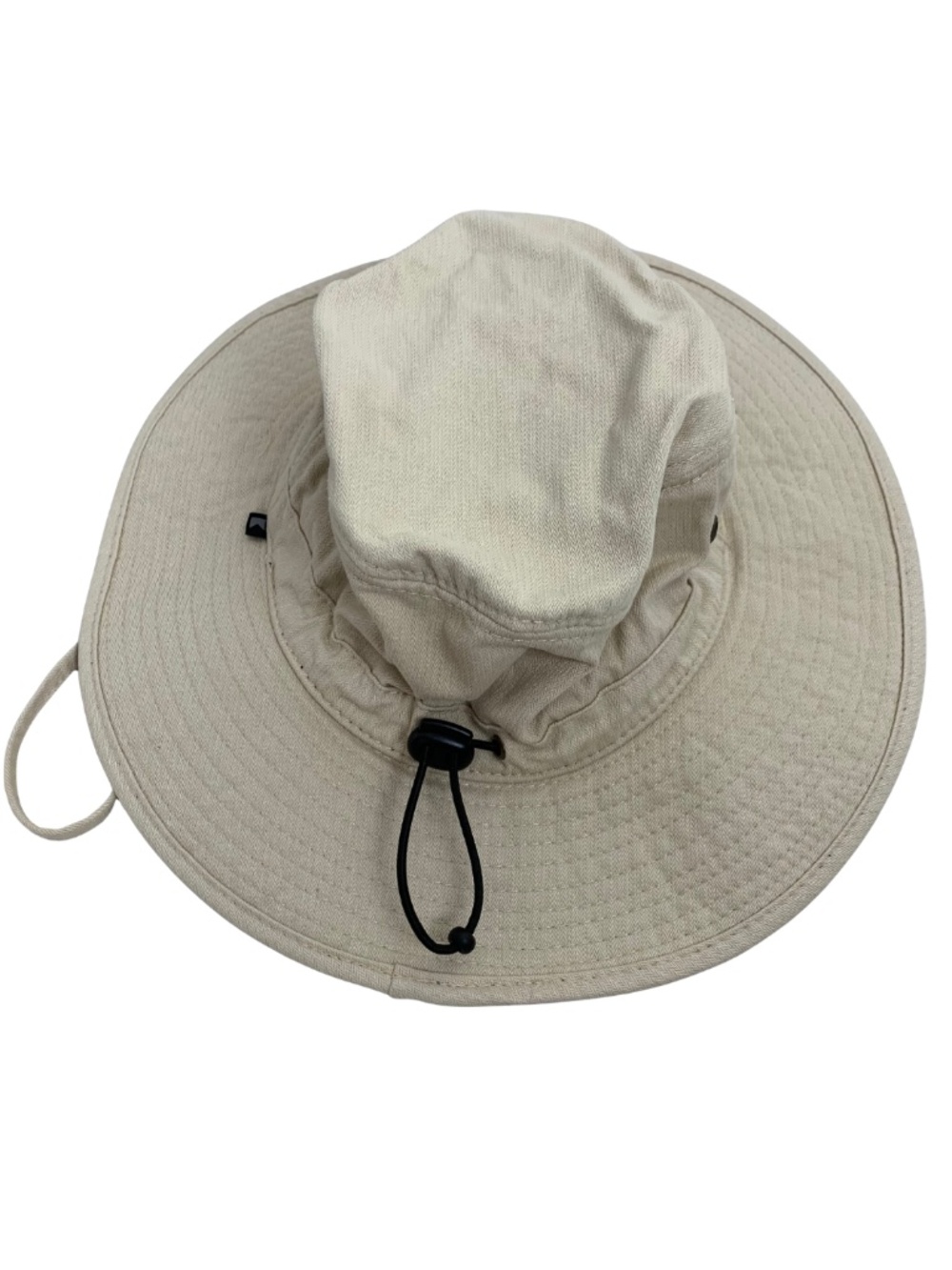 Kooringal Australian Khaki Wide-Brim Beige Cotton Hat Adjustable Unisex L 61cm